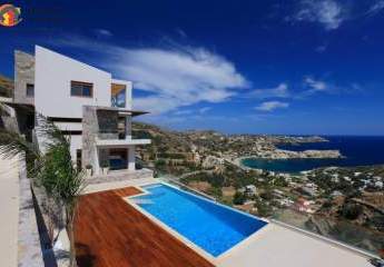Nord Kreta, Lygaria (Heraklion) Luxusvilla mit Panorama Meerblick und privatem Pool