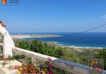Kreta, Roussa Ekklisia Wohnung mit Panoramablick auf das Meer zu verkaufen