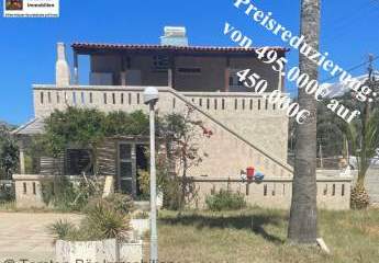 Kreta, Ag. Galini Ein schönes Anwesen mit einem Haus mit zwei Schlafzimmern und Studios direkt am Strand.