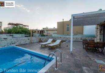 Kreta, Kokkinos Pirgos 3 luxuriöse Villen mit Pool mit Meerblick