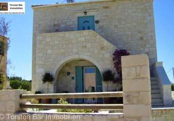 Kreta, Drapanos, freistehende Villa mit Garten und Meerblick