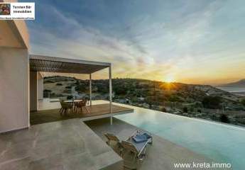 Villa mit Panoramablick bei Pitsidia/Kreta - Stil, Ruhe und authentisches Kreta auf 4.620 m²