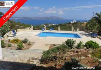 Kreta, Plaka - Bungalow 2 Schlafzimmer 2 Bäder, Pool, Meerblick *** reserviert ***