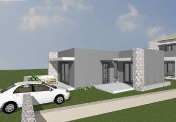 Kreta, Vamos Neubau- Bungalow mit 2 Schlafzimmern/3 Bädern und Garten