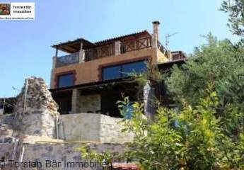 Kreta Selia Apokoronas einzigartige Dorfvilla mit sep. Studio und Meerblick