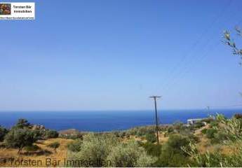 Kreta Ag. Paraskevi Ein bebaubares Grundstück in Agia Paraskevi mit Meerblick