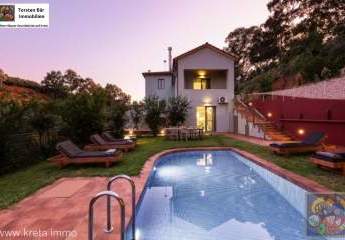 Kreta, Chania, Doppelhaushälfte Villa Thalia - Luxusvilla