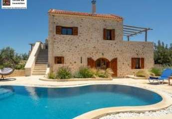 Kreta, Melidoni Villa mit 2 Schlafzimmern/2 Bädern mit privatem beheiztem Pool