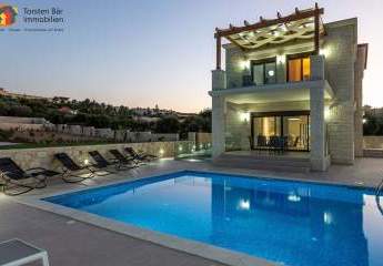 Kreta, Almyrida, Luxusvilla mit privatem Pool und Gästehaus zu verkaufen 