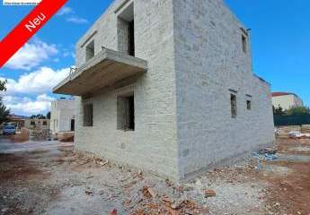 Kreta, Neo Chorio neue freistehende Steinvill 3 SZ Meerblick