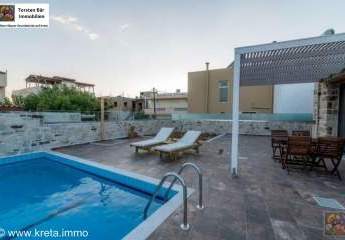 Kreta, Kokkinos Pirgos 3 luxuriöse Villen mit Pool mit Meerblick