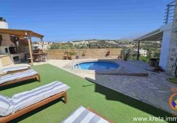 Kreta, Pitsidia, freistehende Steinvilla von 150m² Wohnfläche zu verkaufen.