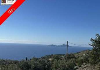 Einzigartiges Baugrundstück mit Baugenehmigung mit Meerblick in Agia Galini, Kreta