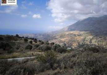 Bauland für drei Villen mit Traum-Panorama in Saktouria mit Baugenehmigung