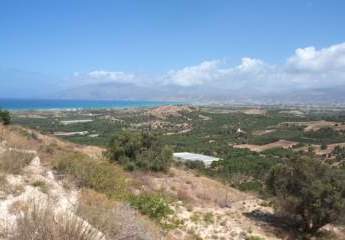 Kreta, Kamilari, Baugrundstück mit Genehmigung  4.009qm mit Meerblick zum Verkauf 