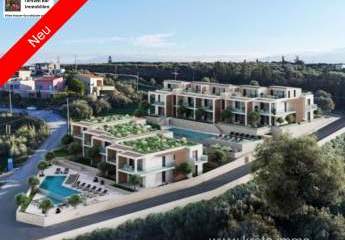 Kreta, Kalives, Luxuswohnungen mit Panoramameerblick - 150m vom Meer