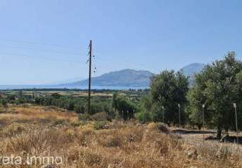 Traumhaftes Grundstück mit 360° Panoramablick auf das lybische Meer und den höchsten Berg Kretas, den Psiloritis