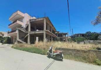 Kreta, Mires Rohbau 250m² auf 208m² Grundstück