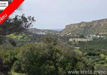 Grundstück mit Meer- und Bergblick – Matala, Südkreta
