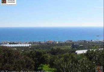Kreta, Makrigialos Grundstück von 2.000m² mit wunderschönem Meerblick.
