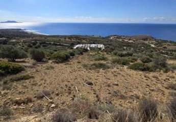 Kreta, Triopetra Baugrundstück mit Baugenehmigung Meerblick 2.512 m²
