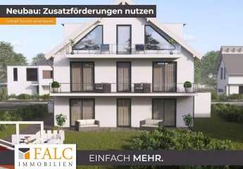 Neubau-Dachgeschoss mit Traumblick & großem Balkon