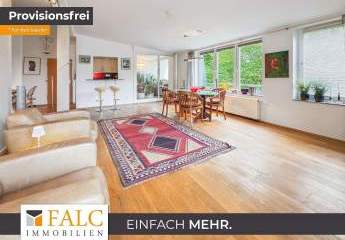 Moderne Wohnung mit großem Wohnbereich und Blick auf Lutherkirche !