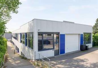 Gewerbeensemble mit Produktionsflächen, Bürobereichen, Betriebswohnungen und Entwicklungspotenzial