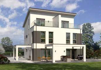 GEHOBENES DOPPELHAUS AUF 2,5 ETAGEN