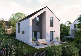 projektiertes OKAL 1- Familienhaus in Stuttgart- Stammheim