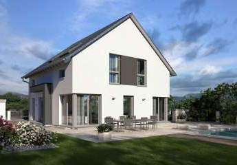 DAS LICHTDURCHFLUTETE FAMILIENHAUS in Traumlage gleich im Grünen und doch zentral