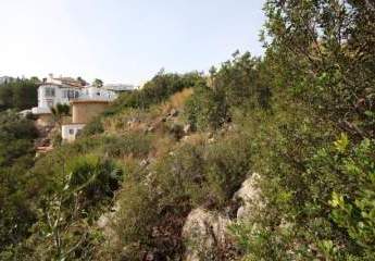 Bebaubares Südwest gerichtetes  Grundstück in Monte Pego mit schönem Meer und Bergblick.
