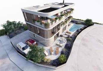 Modernes Design und hochwertige Bauweise: Doppelhaushälfte in 1. Reihe in Bilice