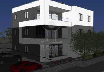 Neubau-Penthouse in Vodice: Meerblick, 3 Loggien und 110 m² Wohnfläche