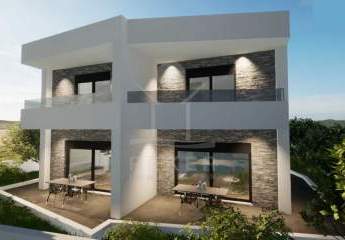 Perfekter Mix aus Stil und Lage: Neubau Doppelhaushälfte in Fußnähe zum Meer in Vodice