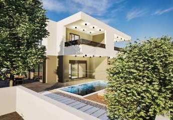 Ruhig wohnen, nah am Meer: Neubau-Doppelhaushälfte mit Pool und Sonnenterrasse in Vodice
