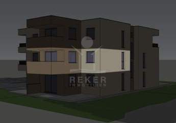 64,6 m² im 1. OG mit zwei Schlafzimmern und überdachter Terrasse