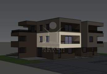 67,37 m² mit einem Schlafzimmer und 12,9 m² Terrasse