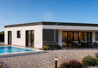 720 m² Ruhe bei Vodice: Bungalow-Rohbau mit Genehmigung und 4 Parkplätzen