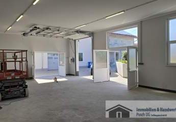 Rechtmehring Industriehalle saniert 100m² grosses Rolltor