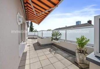 Exklusives Penthouse mit fast umlaufender Dachterrasse