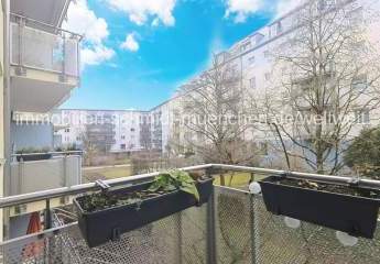 Gepflegte 2-Zimmer-Etagenwohnung mit saniertem Tiefgaragenstellplatz in München-Sendling