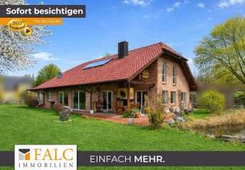 Großzügiges Anwesen mit Innenpool, Galerie und unverbaubarem Naturblick