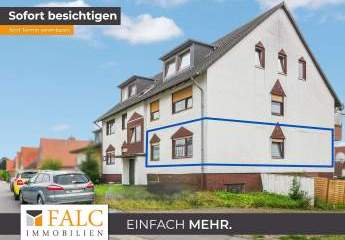 Asel: Schöne 3-Zimmer-ETW, EG rechts, mit Balkon in kleinem Mehrfamilienhaus