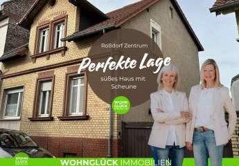 Roßdorf Zentrum - Zwei Wohnungen mit großer Scheune