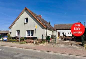 HORN IMMOBILIEN++ Einfamiliehaus mit Nebengebäude in Fahrenwalde, nur 9 km bis Pasewalk
