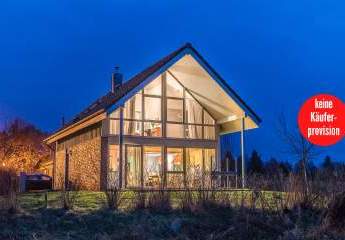 HORN IMMOBILIEN ++ RESERVIERT! Röbel an der Müritz Ferienhaus mit Kamin, Sauna Einbauküche  Randlage