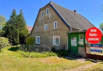 HORN IMMOBILIEN ++ ein Haus bei Brüssow, mit viel Platz und einem großen Garten in sehr ruhiger Lage