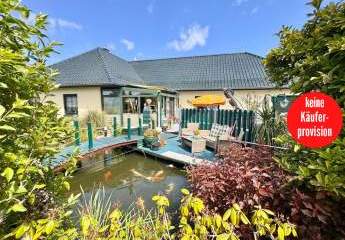 HORN IMMOBILIEN ++ Ueckermünde, Winkelbungalow mit separater Einliegerwohnung behindertengerecht
