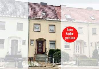 HORN IMMOBILIEN ++ Neubrandenburg Vogelviertel, gepflegtes Reihenmittelhaus mit Garage und Terrasse